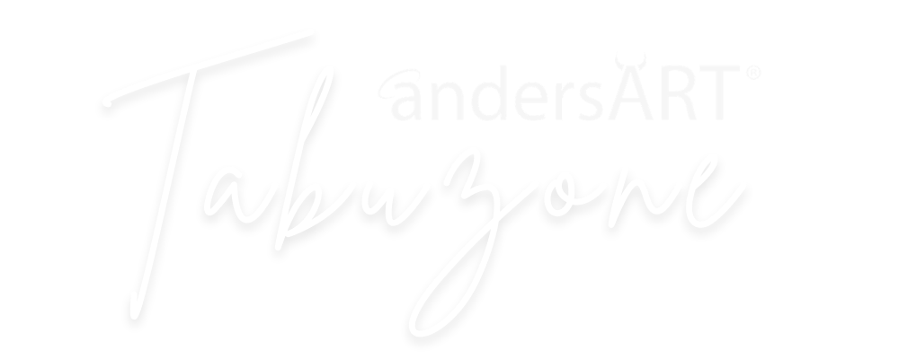 logo andersart-tabuzone in weiß
